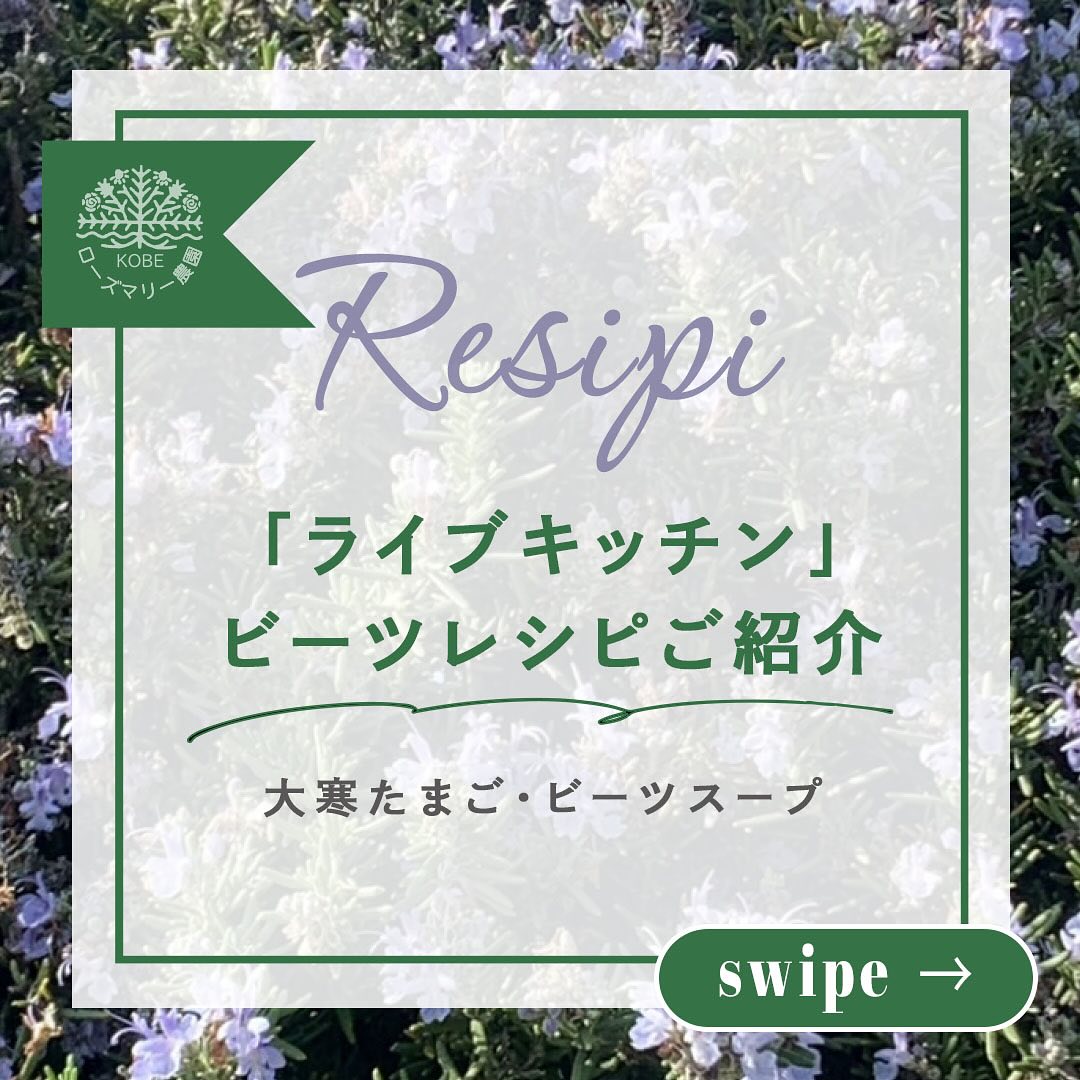 「ライブキッチン」ビーツレシピをご紹介します