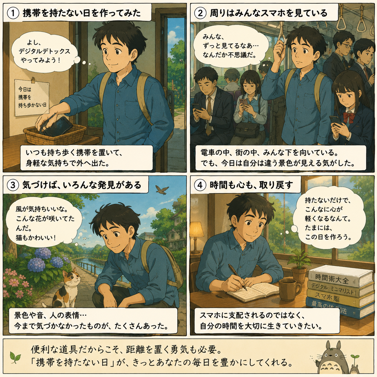 携帯を持たないで出かける実験①
