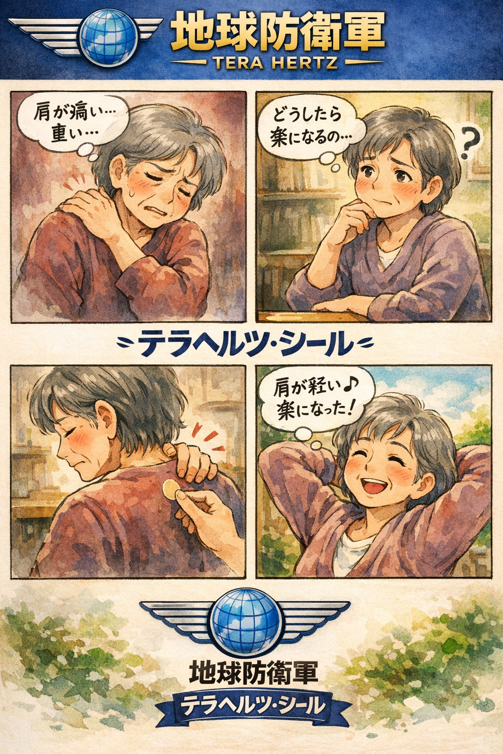 テラヘルツの光で「血管に滞る血液」をバラバラにし、血流を促進。