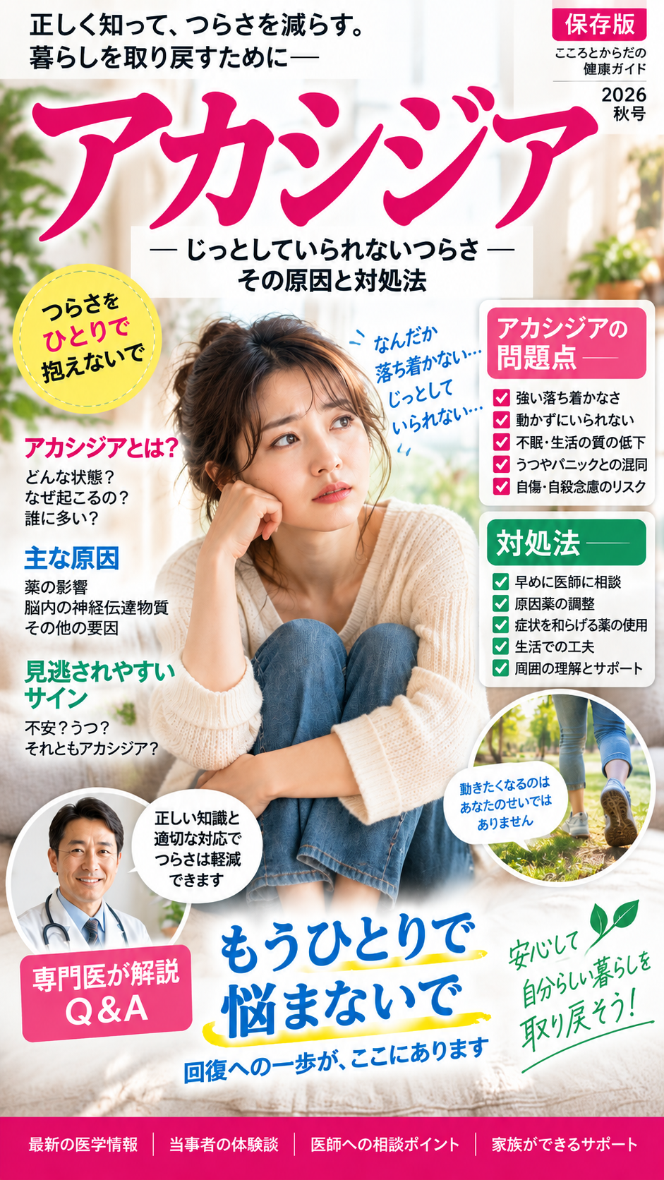 薬害が原因となる アカシジアとは？