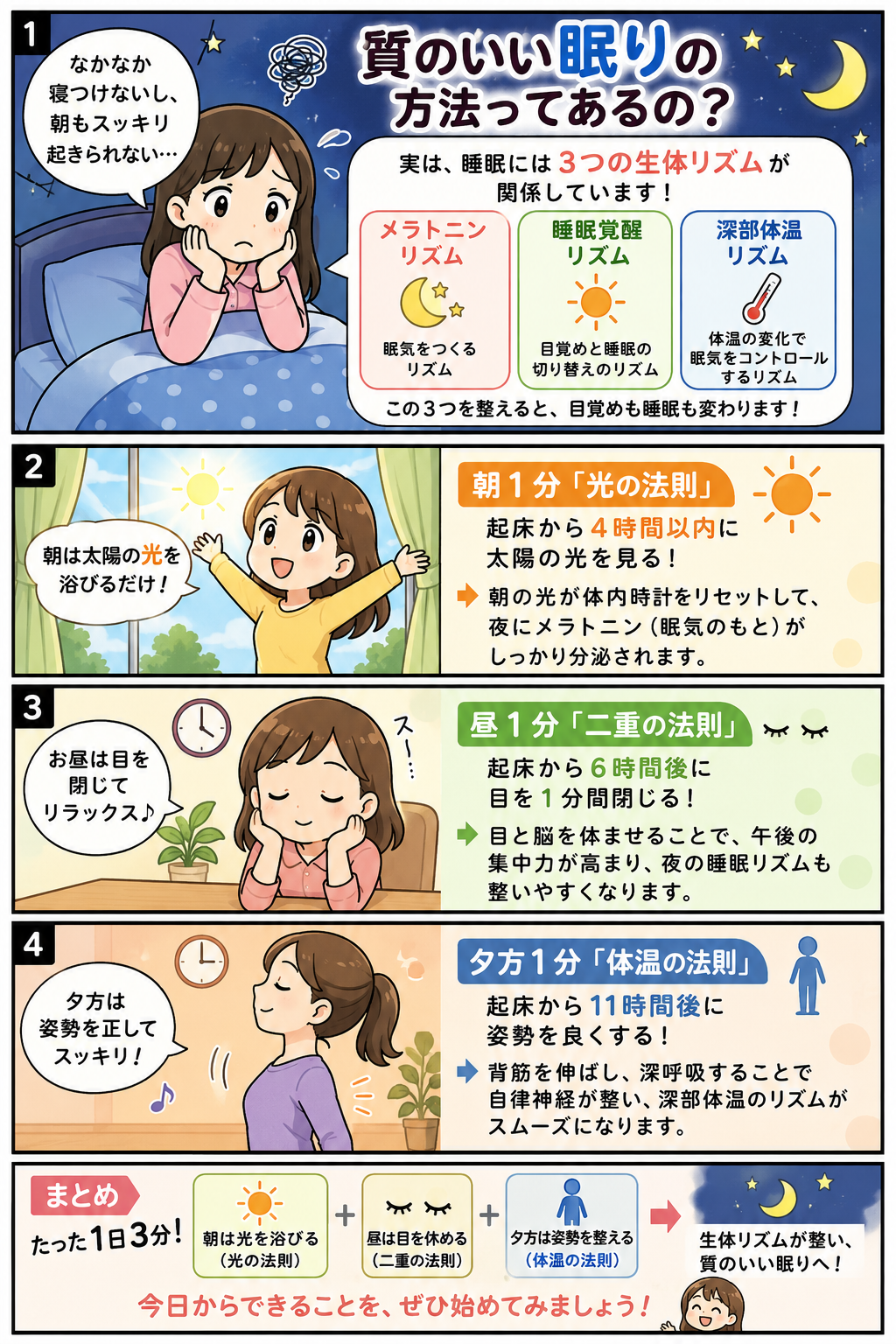 睡眠の法則2.0　その①