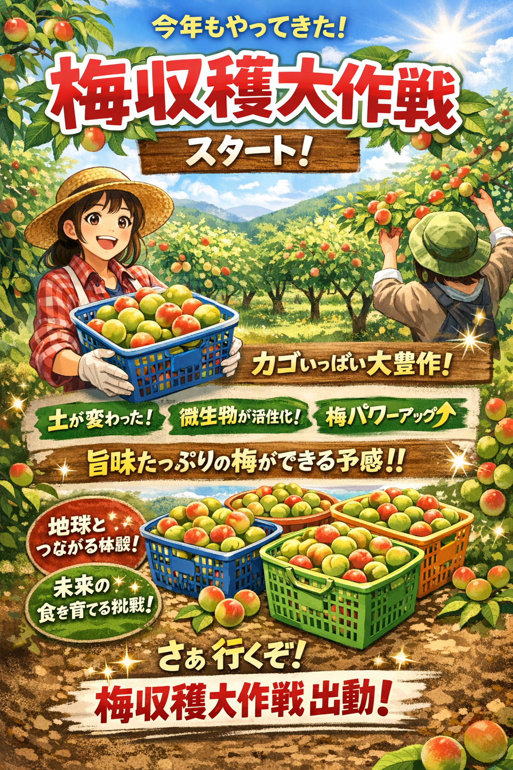 まもなく青梅の季節がやってきますね。