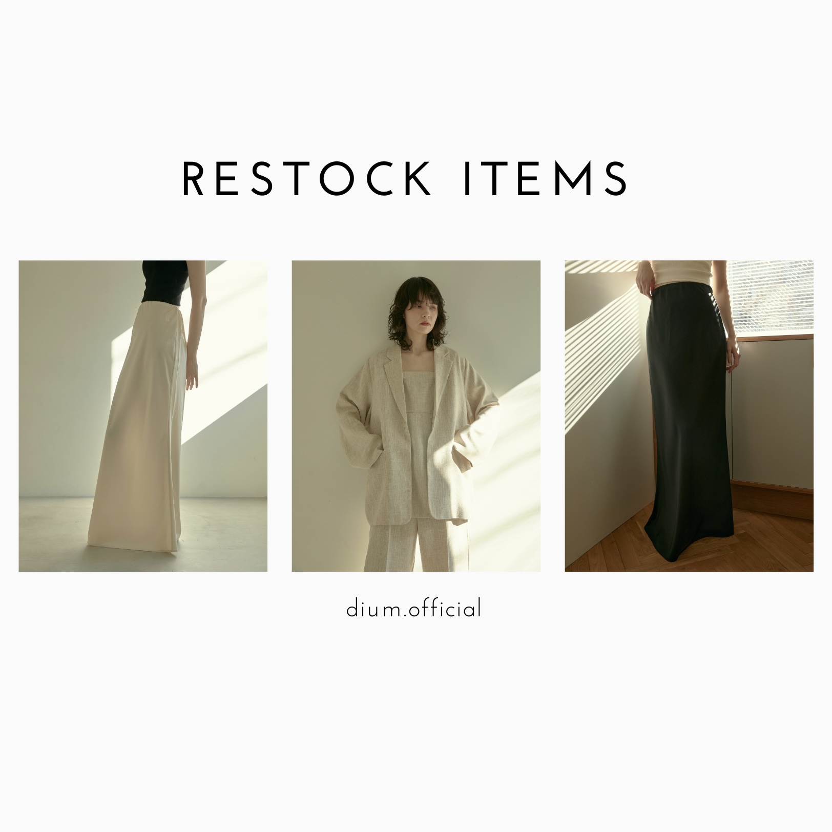 Restock items.