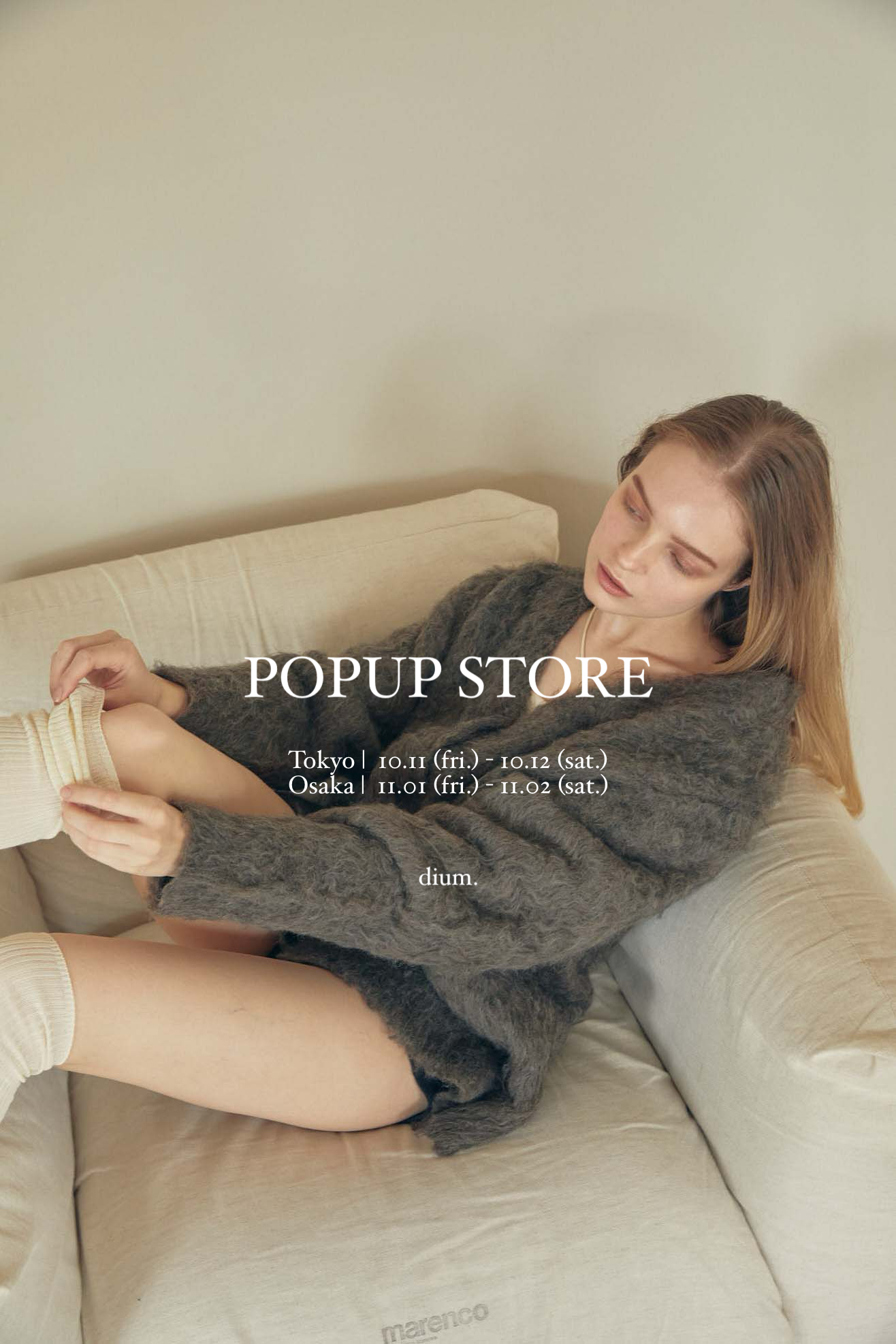 2024-25AW POPUP in Tokyo / Osaka