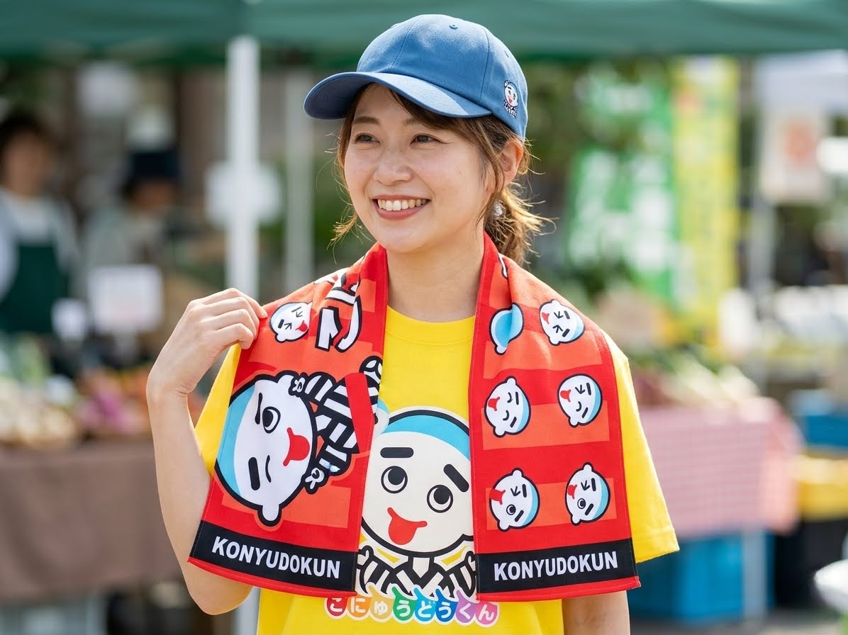 NEWこにゅうどうくんマフラータオル間もなく発売☆