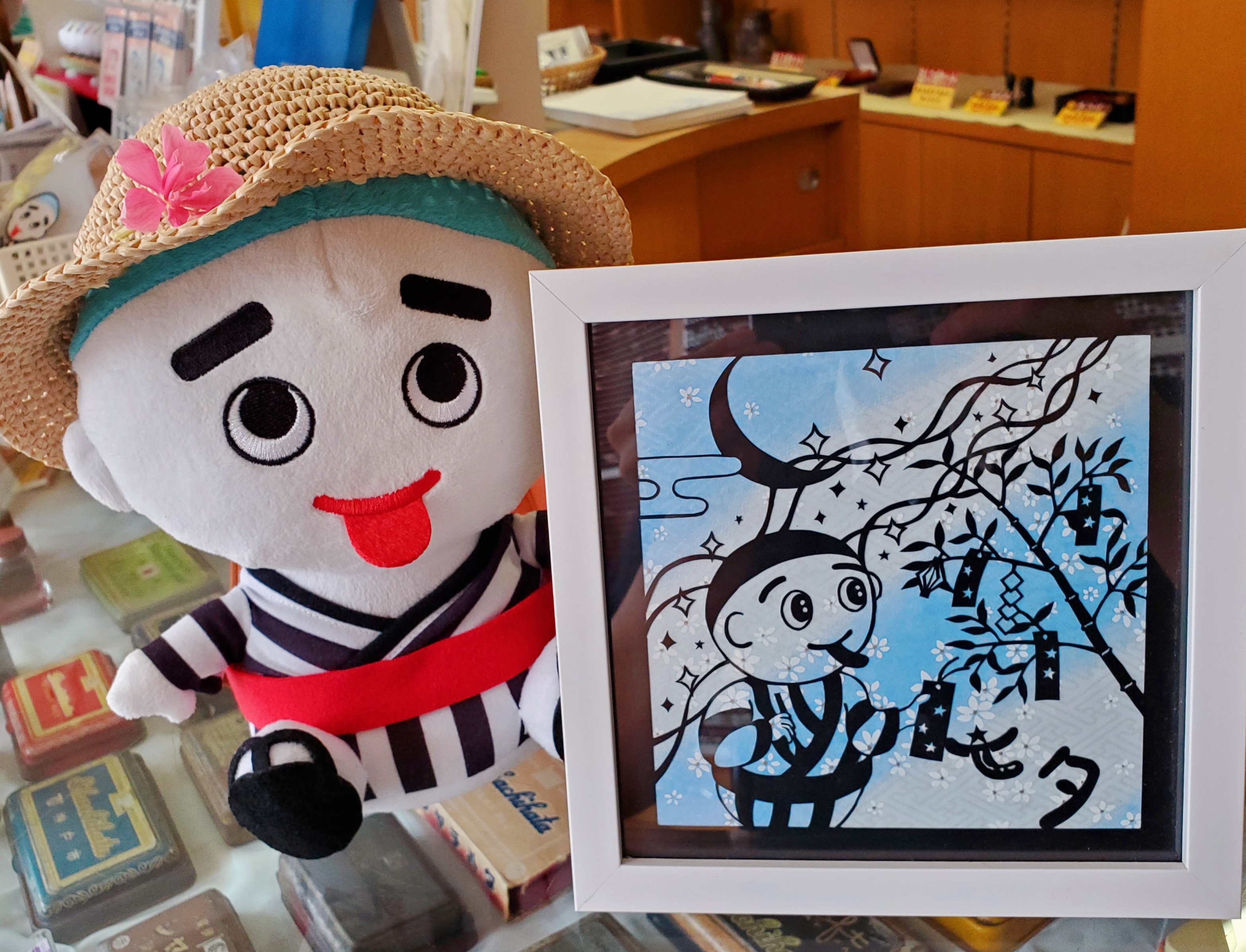 新作切り絵『七夕の願い』