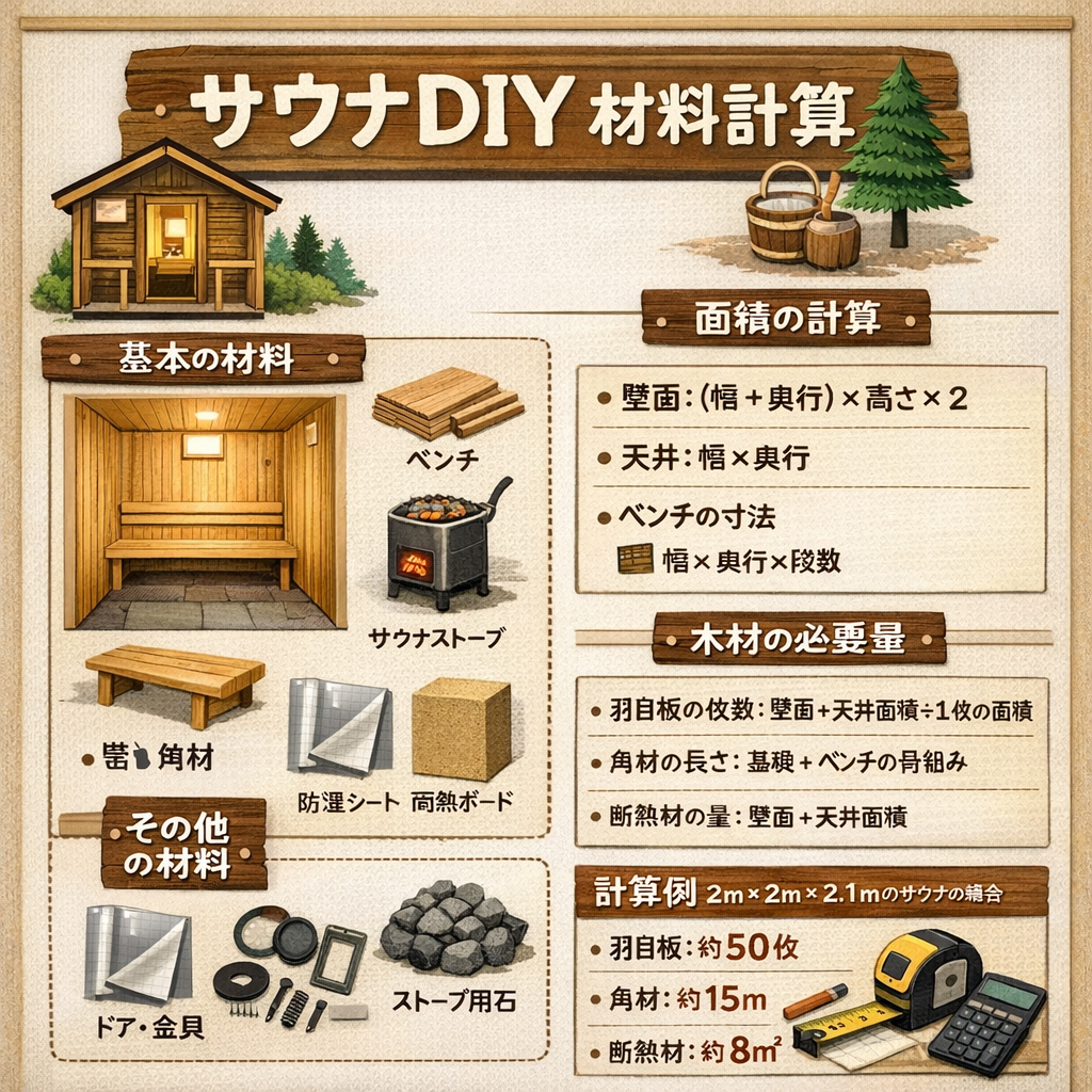 サウナDIYの総費用は？｜1.5坪サウナを作るのにかかった費用まとめ