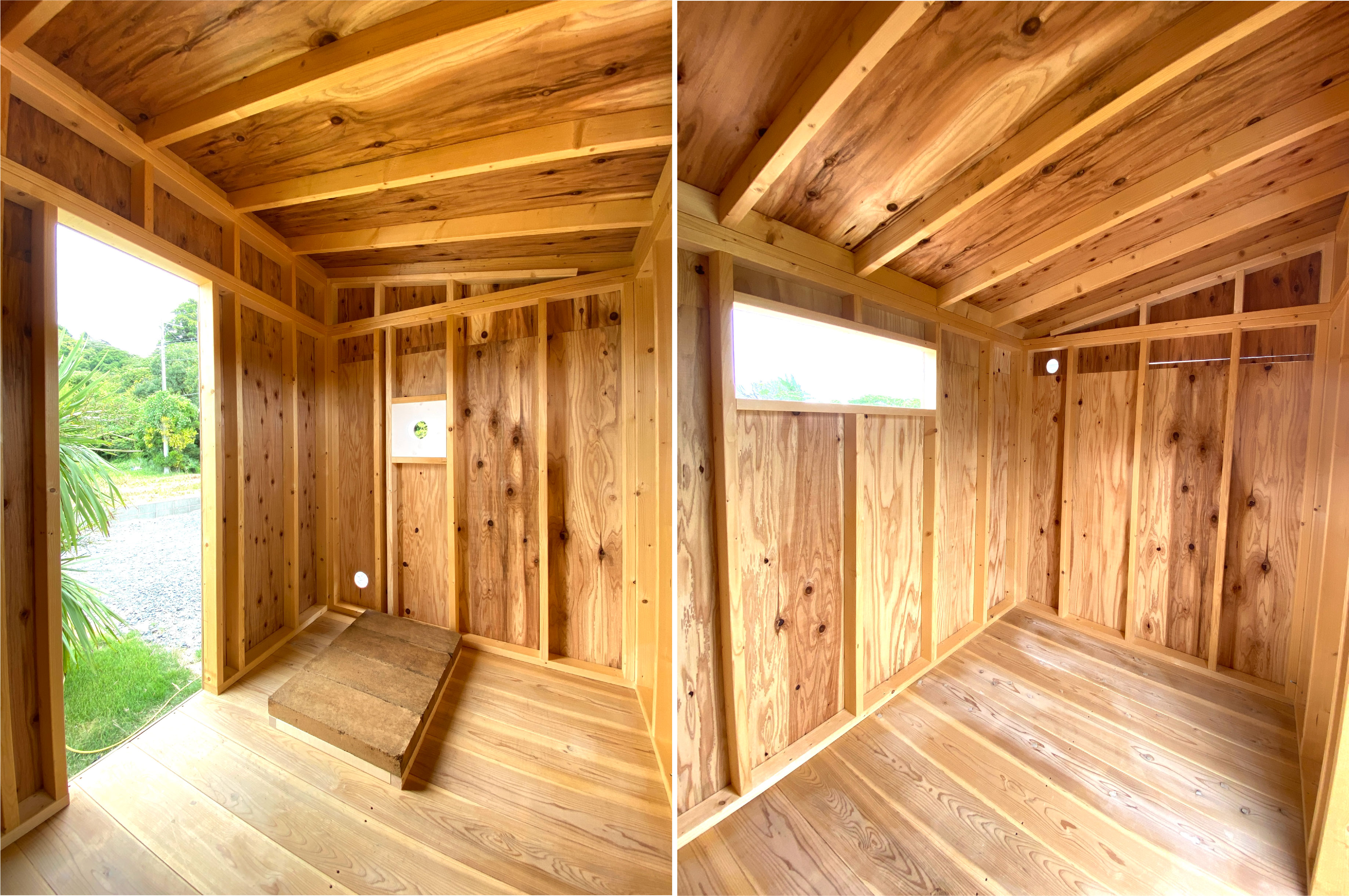 1.5坪のサウナ小屋をDIY 断熱材貼り編 ⑤