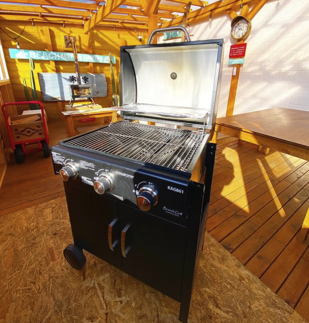 ウミカグとBBQガスグリル