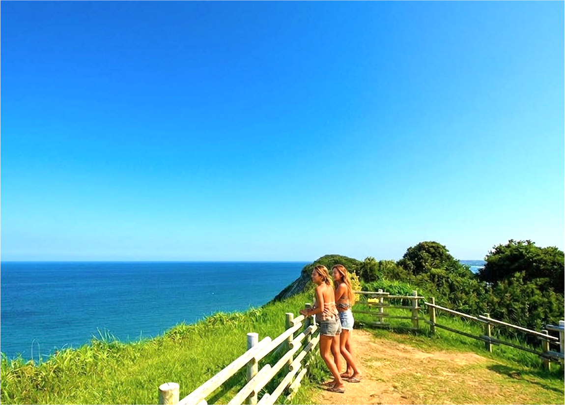 【絶景ドライブ】車で10分!水平線に癒やされる「太東岬」で地球の丸さを実感