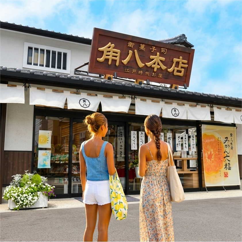 【一宮の手土産】江戸時代から続く老舗の味。心ときめく和菓子「角八本店」で過ごす贅沢なティータイム