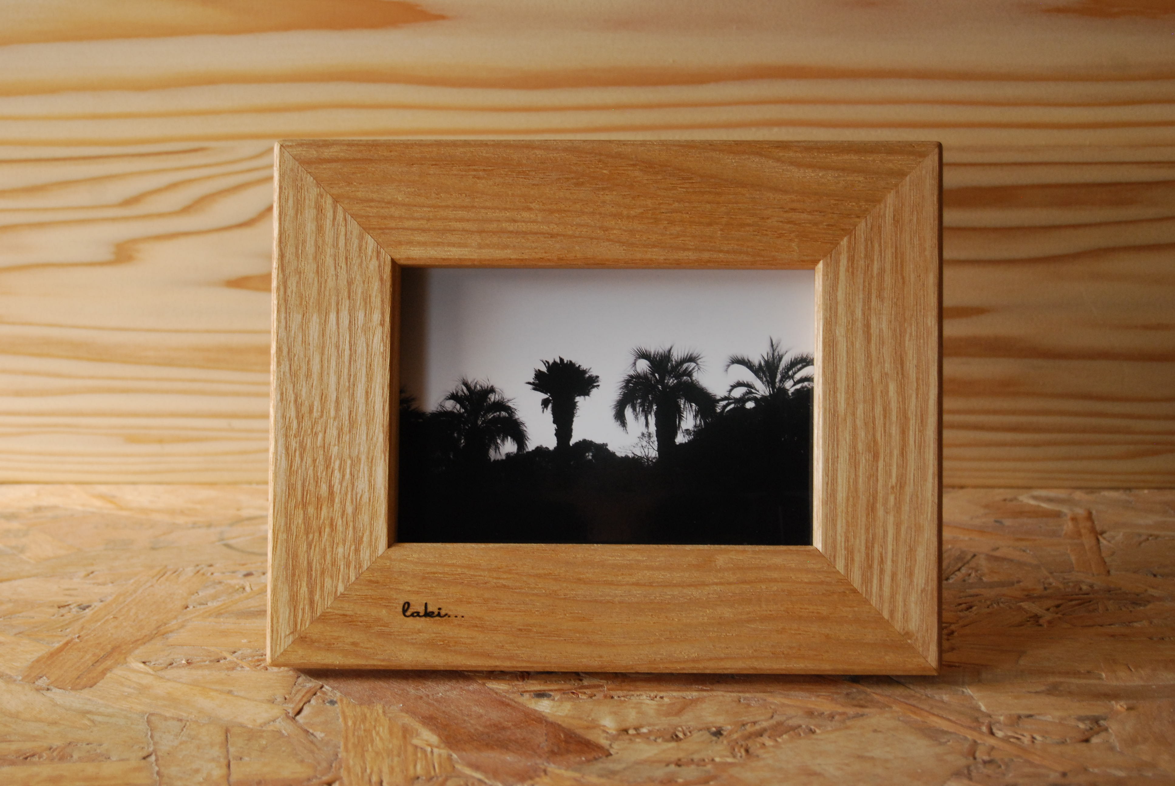 タモのフレーム。