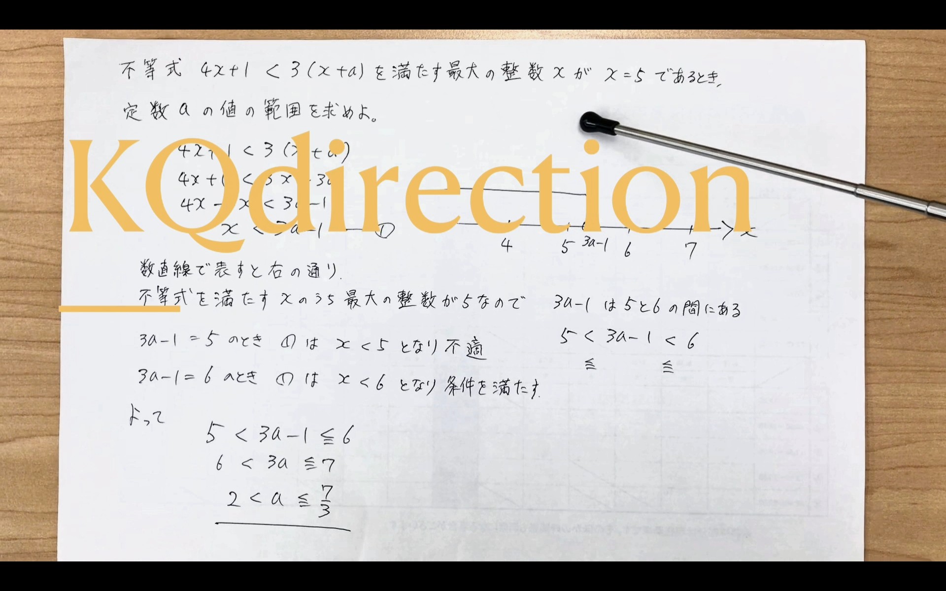 高校数学の質問ができるサイトKQdirectionです