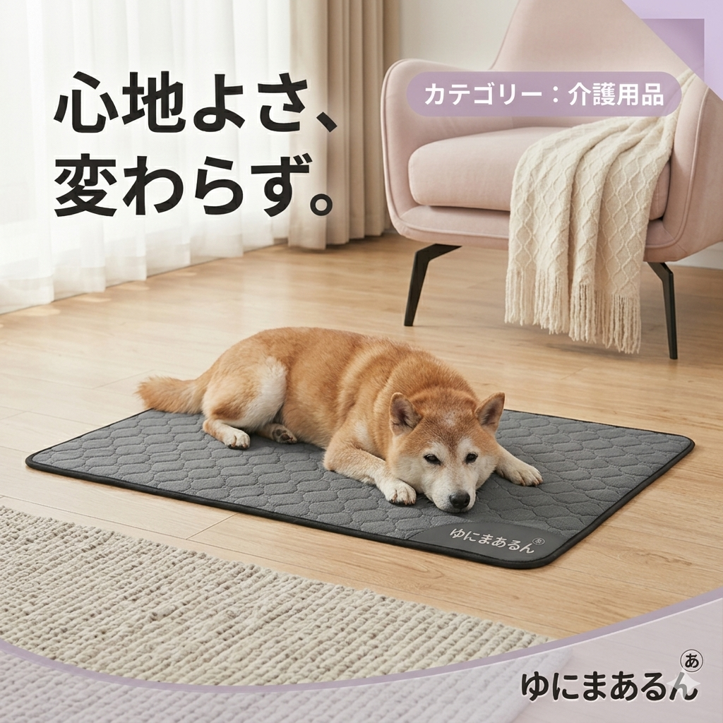 【獣医師推奨・介護の負担を笑顔に】愛犬・愛猫の「心地よい毎日」を守る、洗えるおしっこマットのご紹介