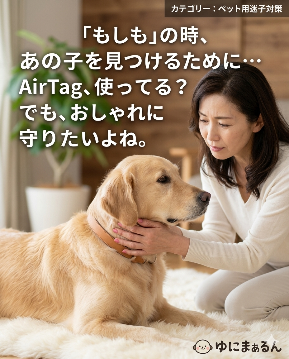 大切なあの子を見守る輝き。ジュエリーのようなAirTag用プレミアムケース