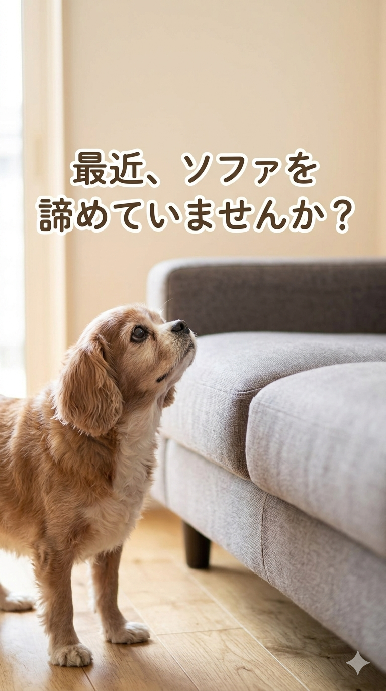 【まんまるな心で】愛犬の「登りたい」を諦めさせないために。足腰に優しい3WAYステップの魔法