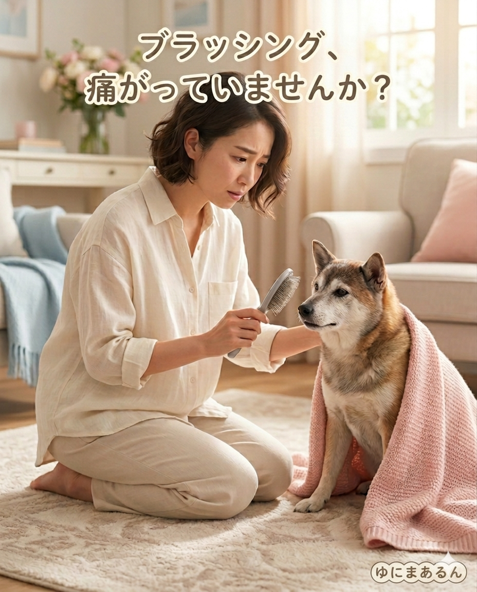 ブラッシングを嫌がる愛犬。その理由に気づいていますか？