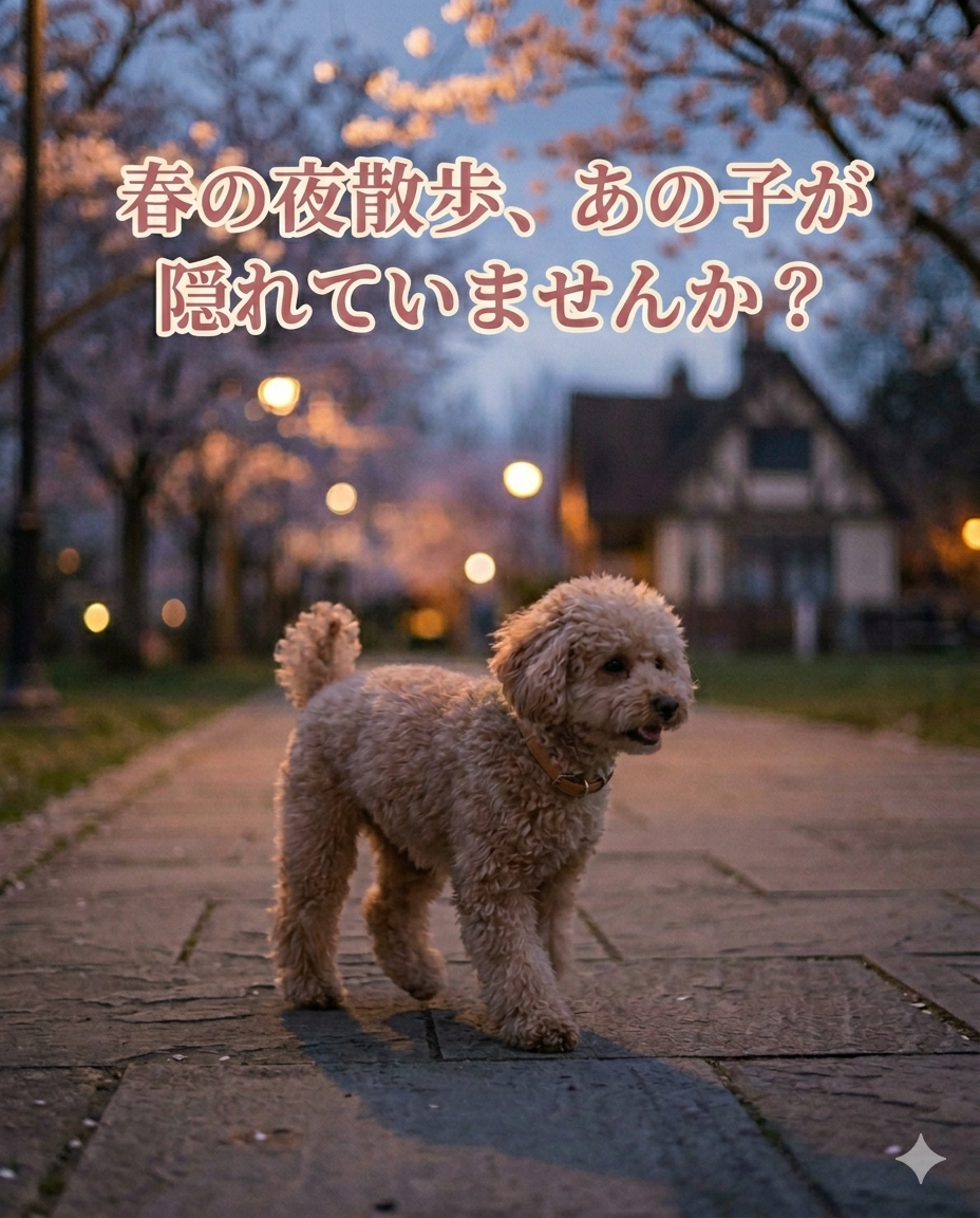 【夜道も安心】虹色の光で守る、春の夜散歩の「優しさ」のかたち