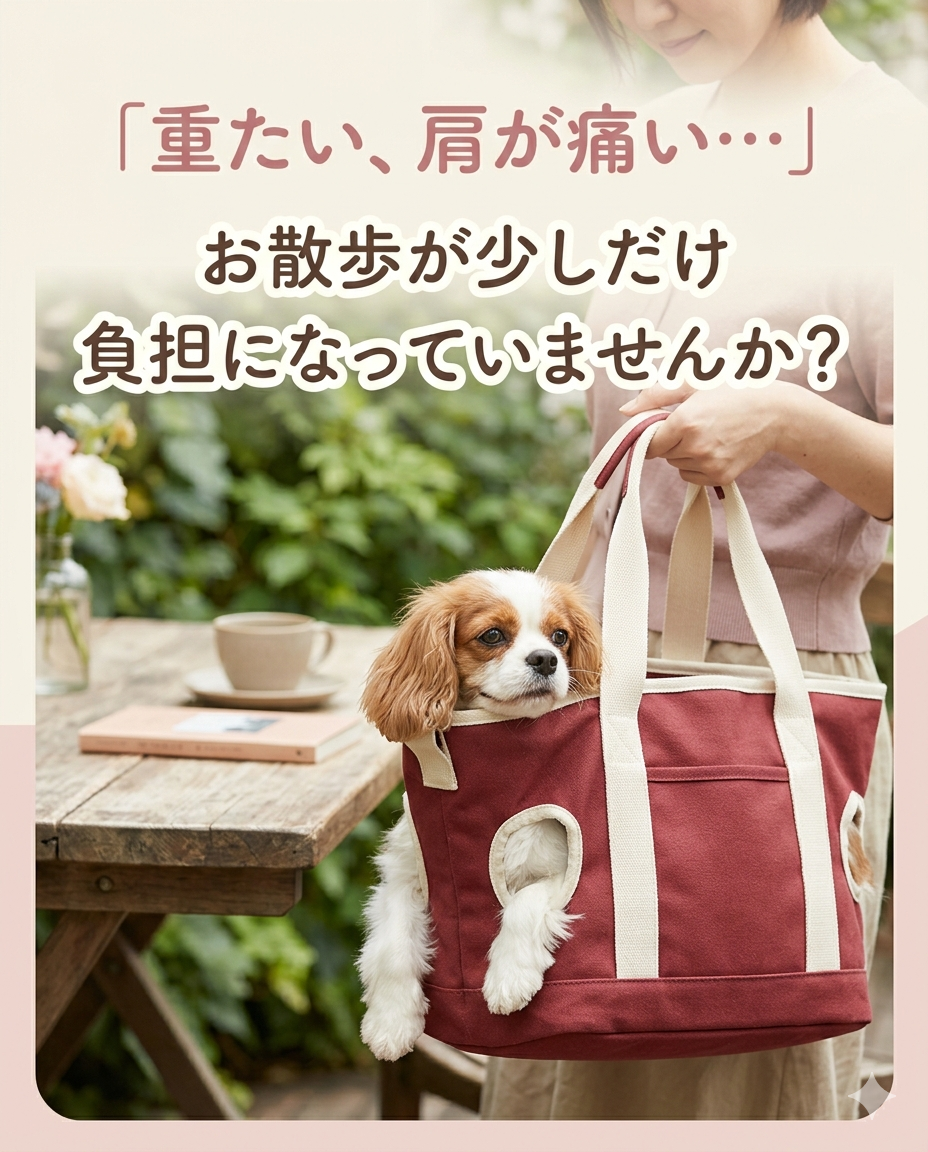 「重たいお出かけ」を「軽やかな思い出」に。愛犬・愛猫と心を通わせるキャリーバッグの選び方