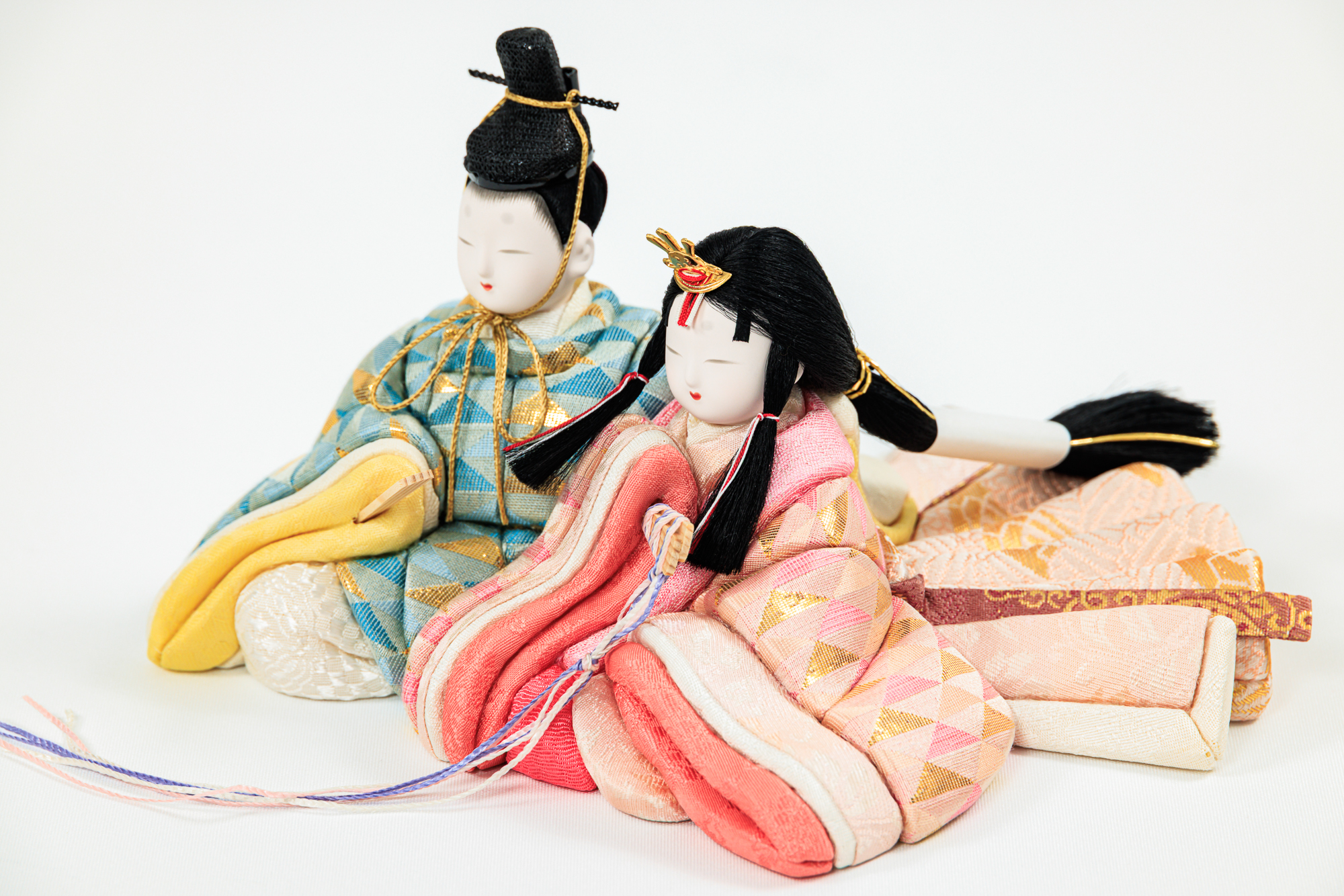 今年度入荷・新作木目込みお雛様のご紹介！寄り添う形が素敵なお雛さま