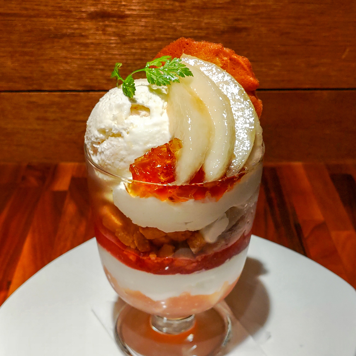 【店舗限定】第三弾『季節のパフェ∼白桃∼』