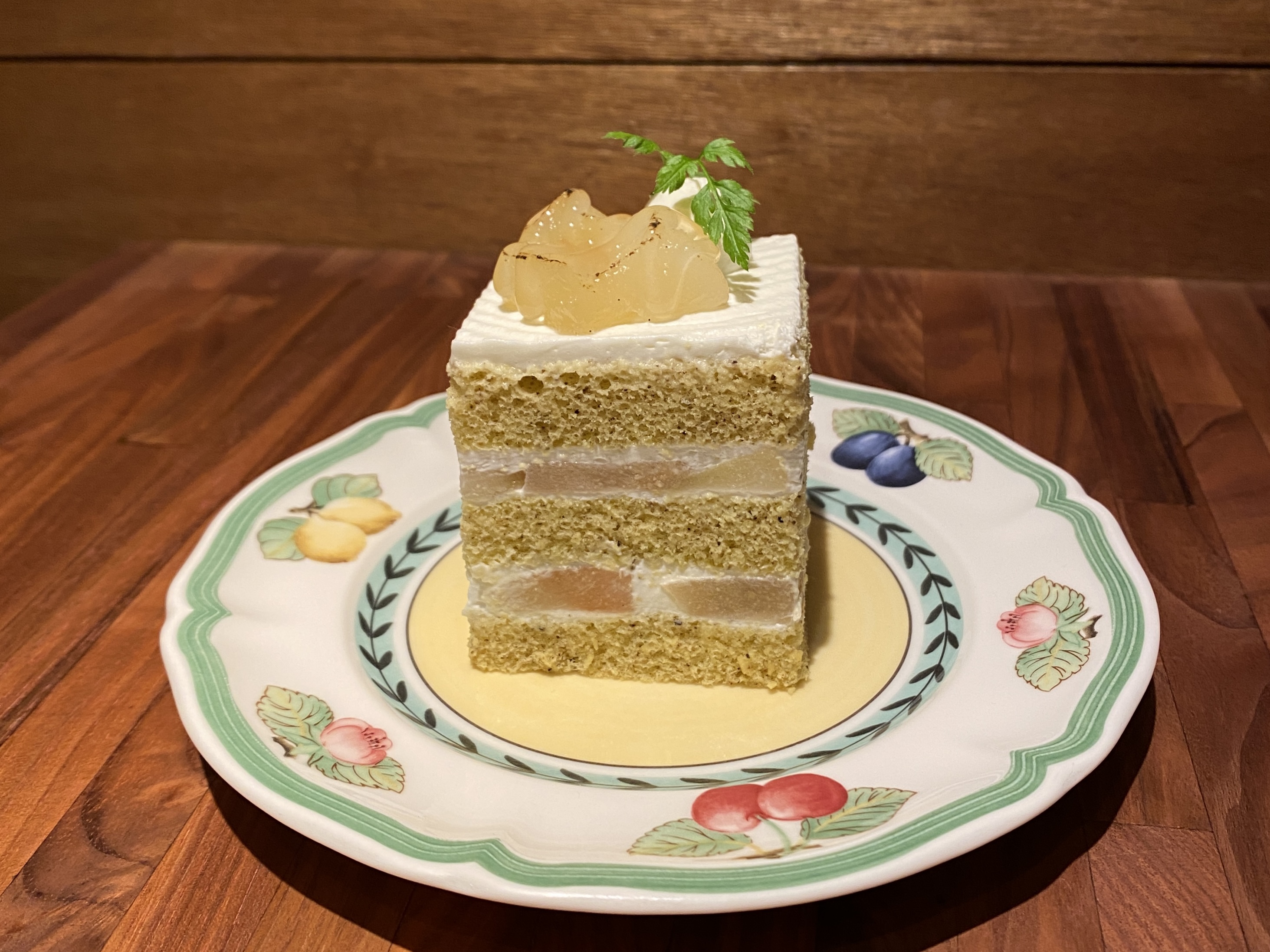 【期間限定】洋梨のショートケーキ【終了】