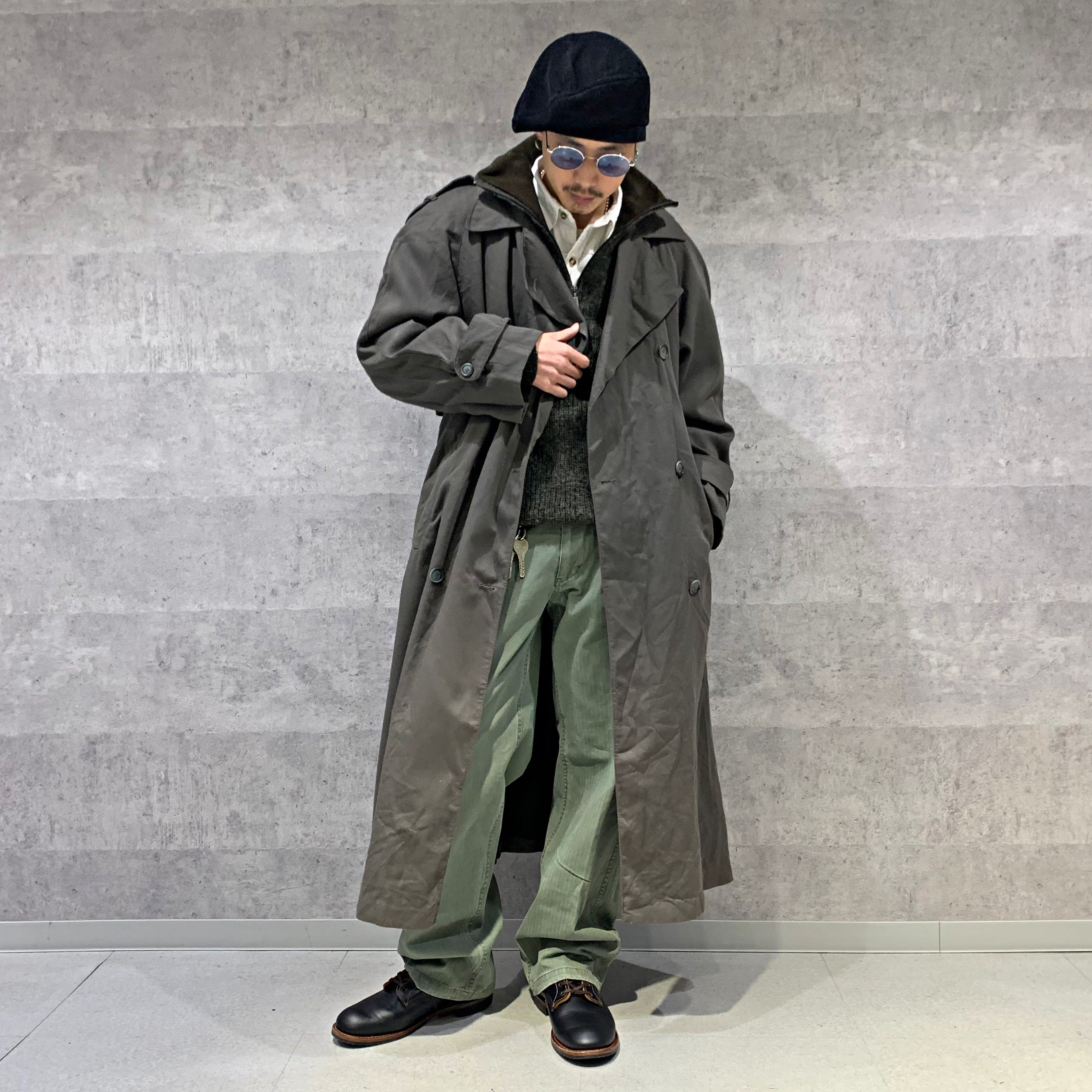 pick up -Vintage- USA MADE TRENCH COAT KHA