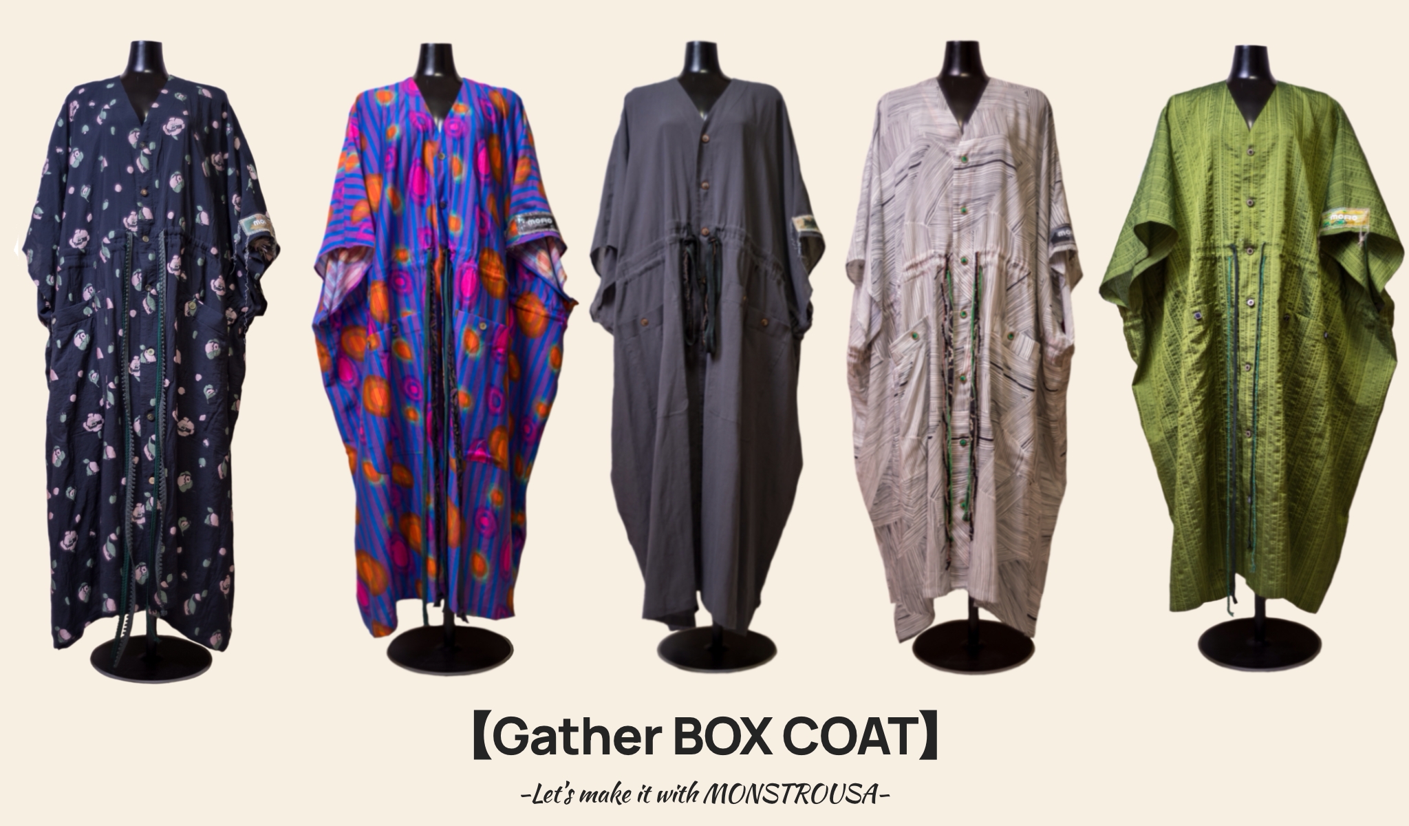 【Gather BOX COATオーダー方法】