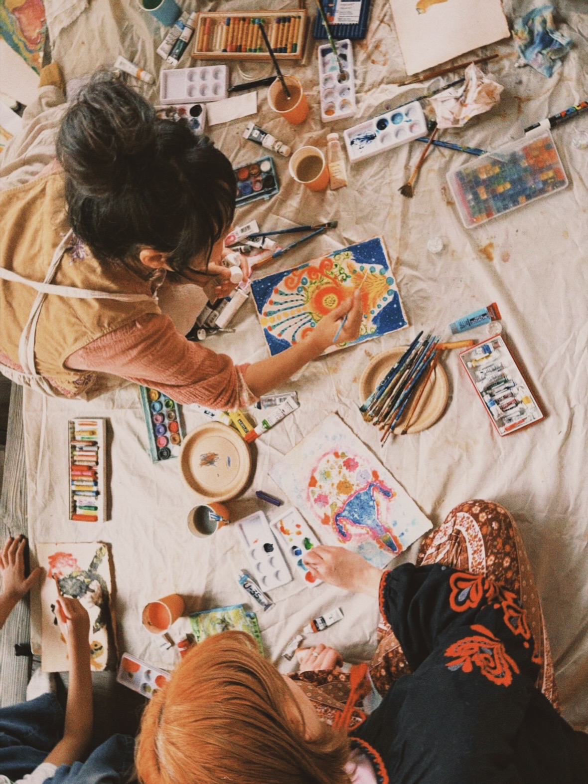 大阪pono market お絵描きワークショップ