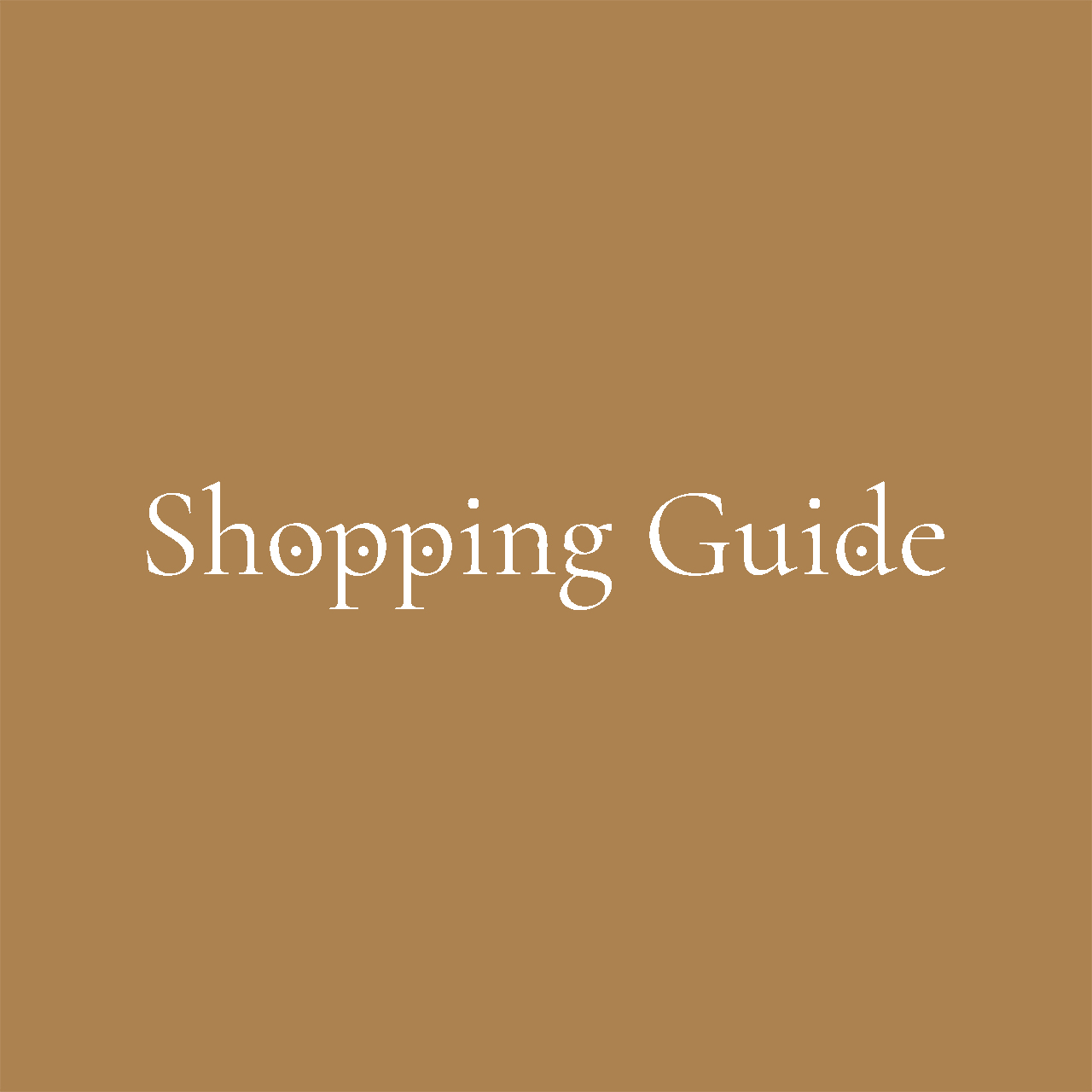 Shopping Guide-お買い物前にご覧ください