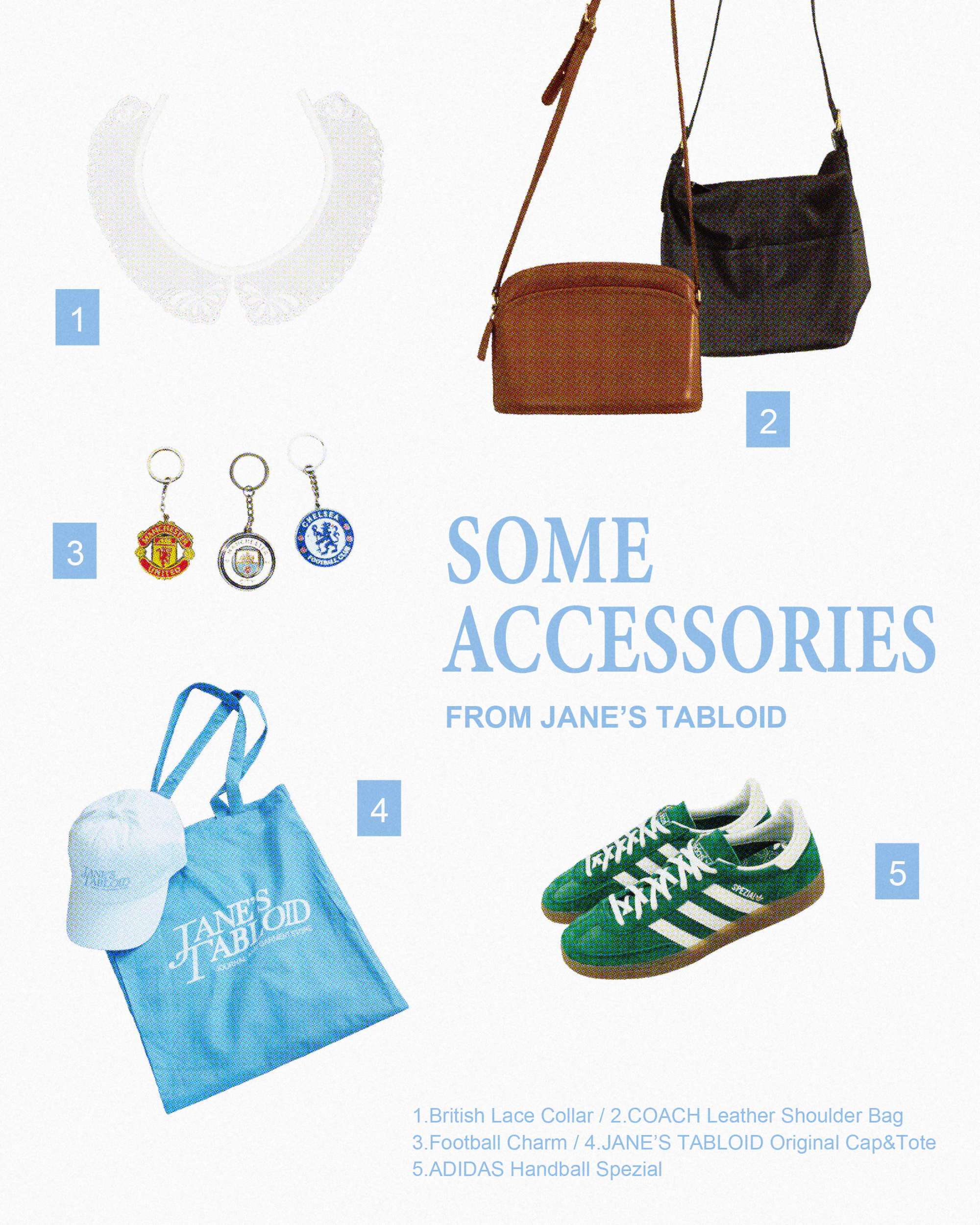 SOME ACCESSORIES FROM JANE'S TABLOID