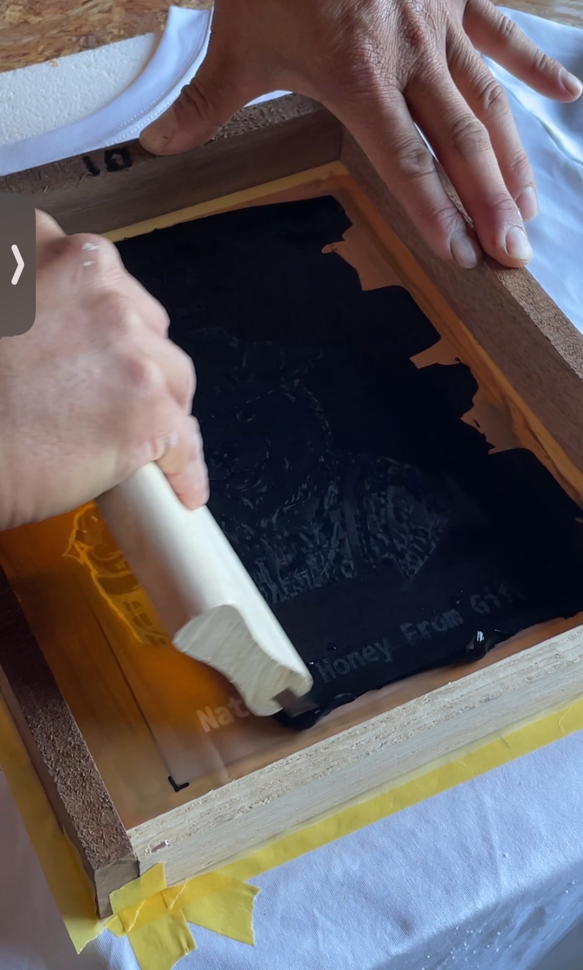 シルクスクリーンでユニフォーム