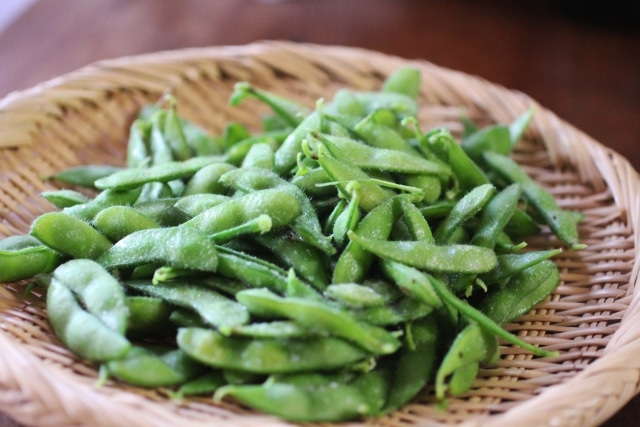 新鮮な「茶豆」、新潟県の伝統野菜「神楽南蛮」「十全なす」が入荷！