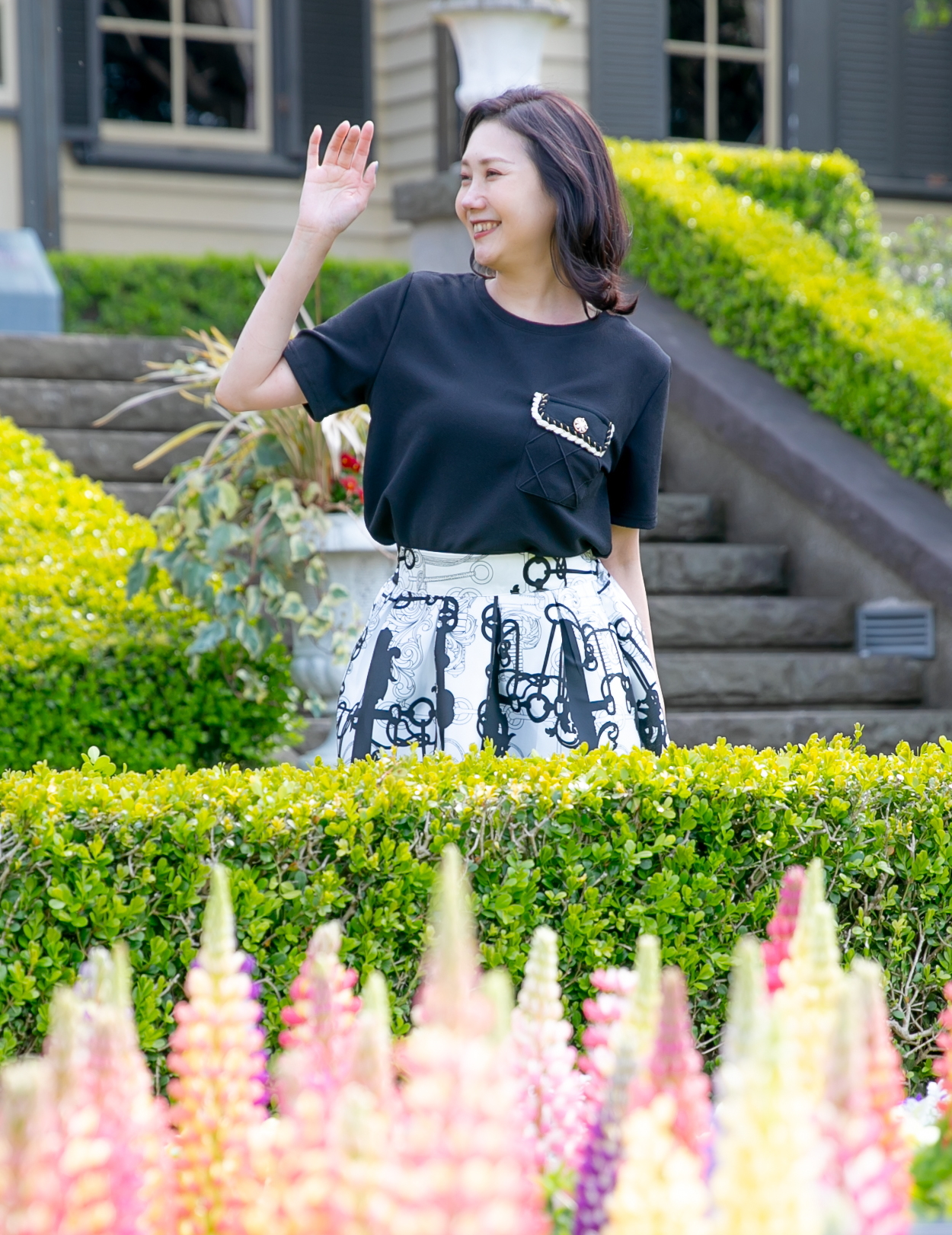 『エレガント×ラフ！？上品だけれど楽ちんなポケットデザイン・Tシャツ』