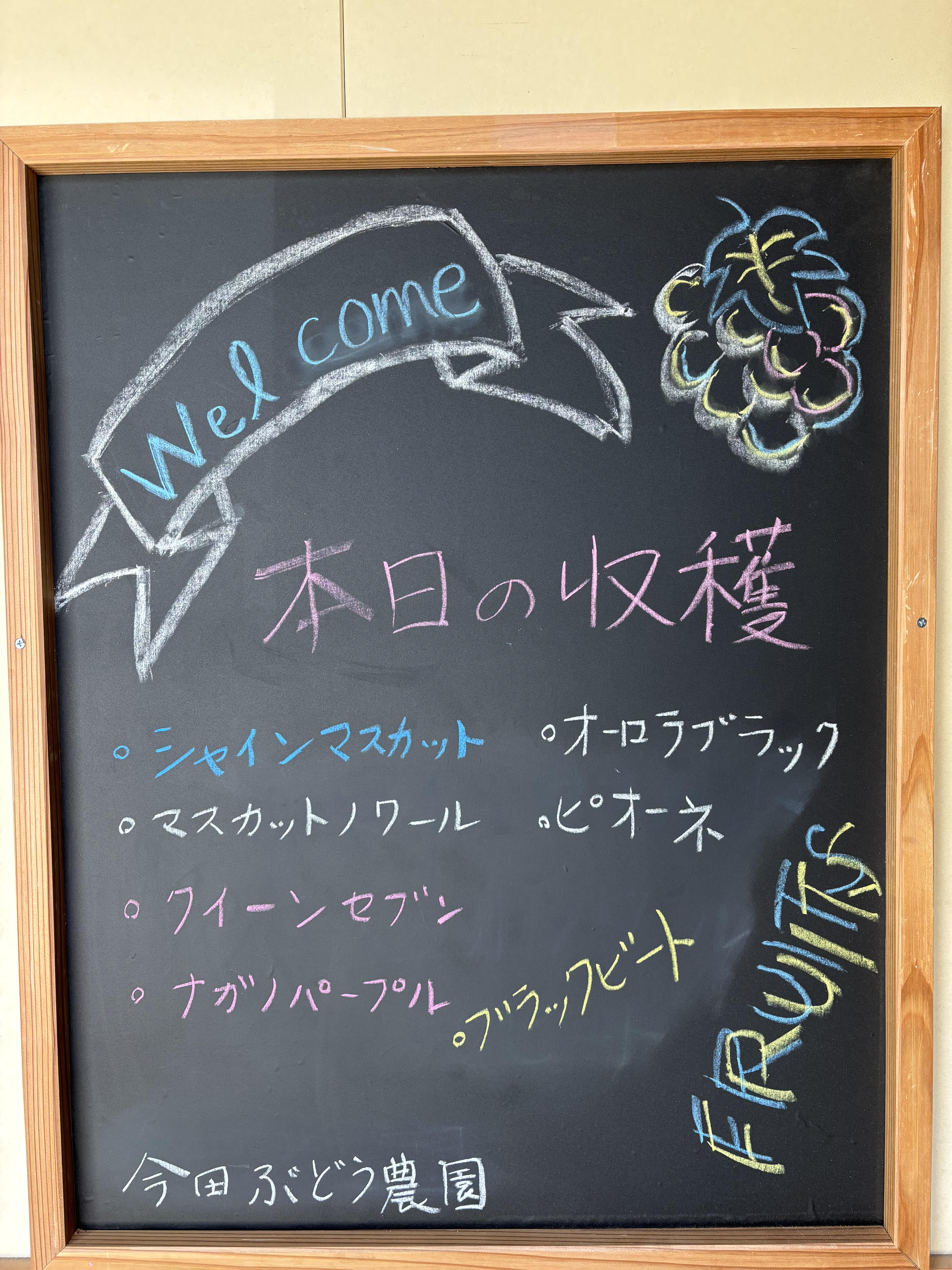 8月8日　収穫情報の更新のお知らせになります。
