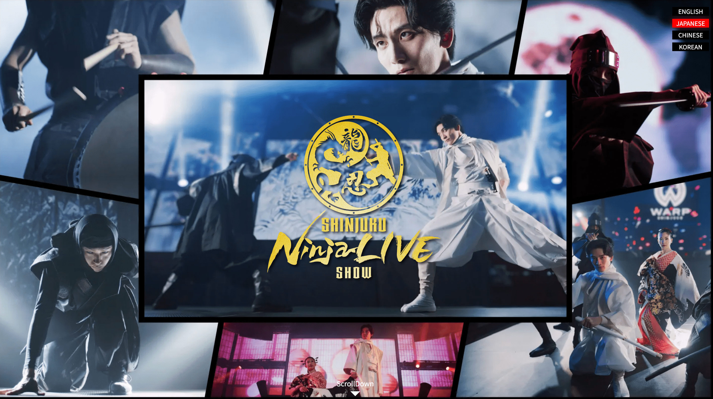 WARP SHINJUKU様のNINJA LIVE SHOWで和匠 瑞乃香が登場！