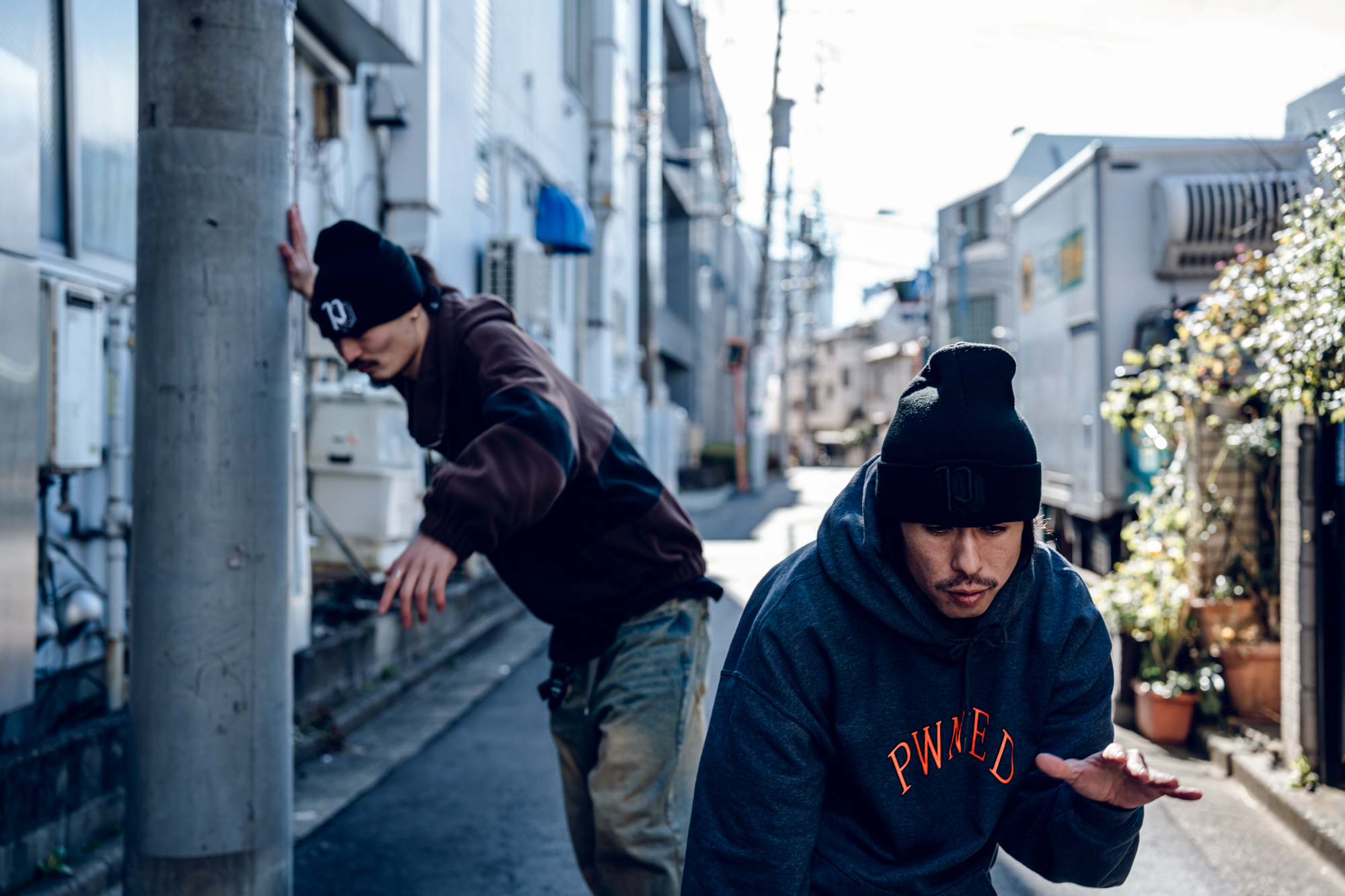 PHATROOM × PWNED  KNIT CAP