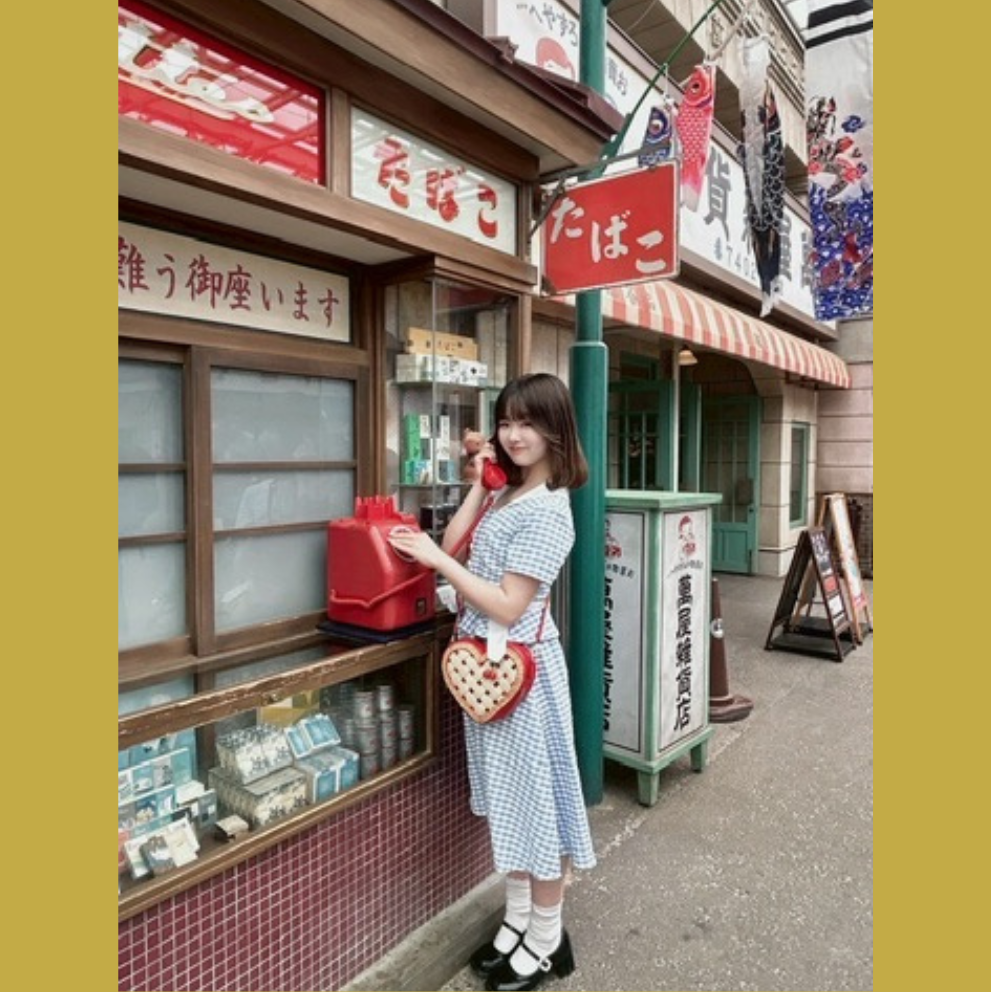 🌼Ayuly Style🌼春夏オススメ昭和レトロコーデ(モデル=MEI)
