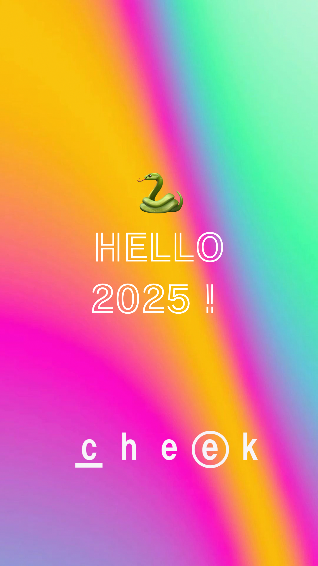 HAPPY NEW YEAR! 2025!