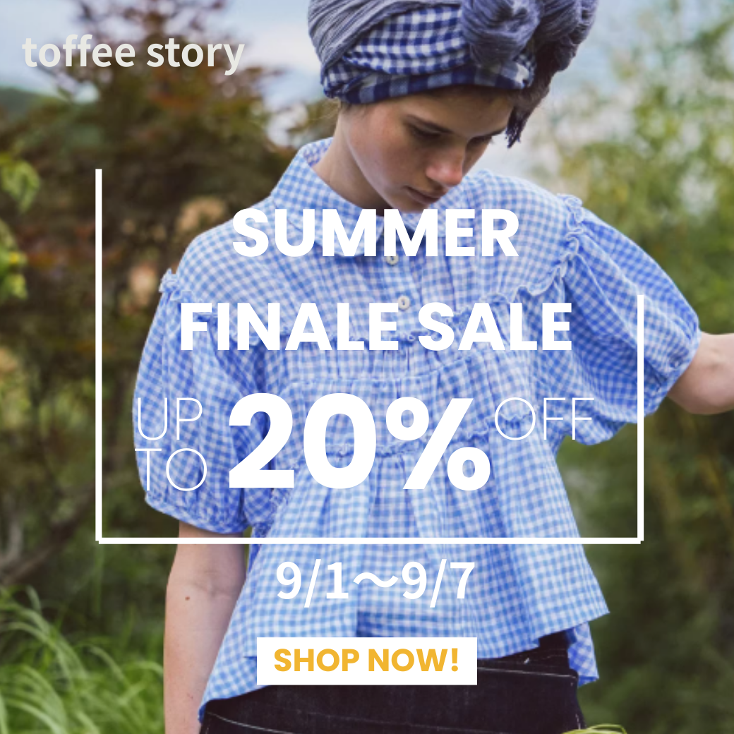 Summer Finale Sale 全品20％OFF 9/1～9/7