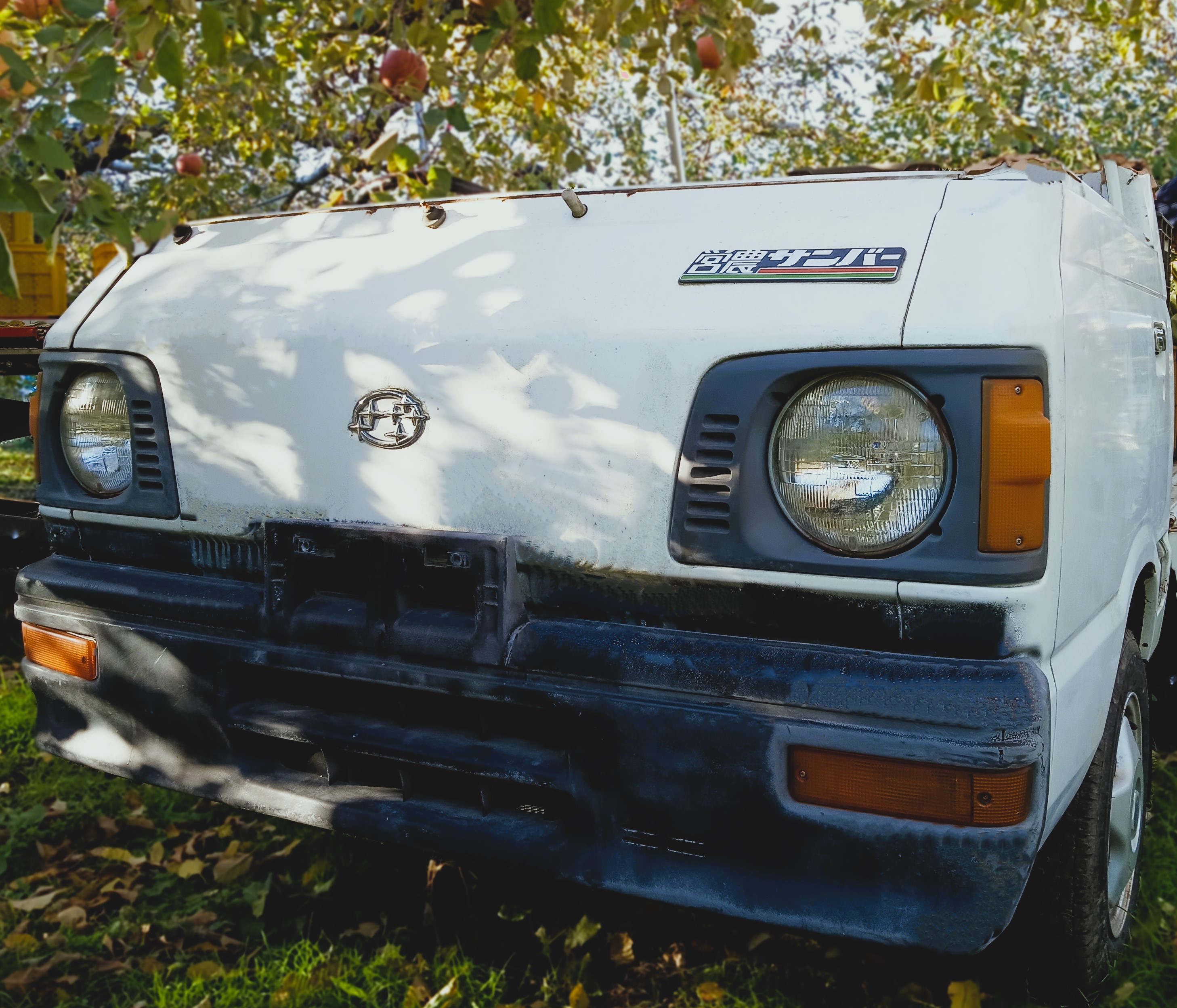 【農園のオープンカー】