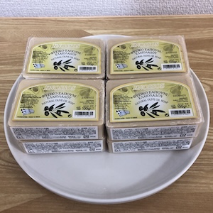 クノッソス石鹸の８個セット販売を開始します