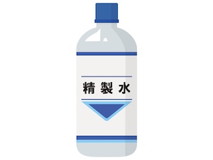 成分表示の水について