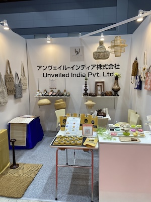 展示会で見かけたインドの石鹸