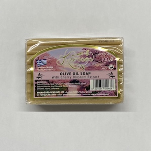 桜の香り付きオリーブオイル石鹸