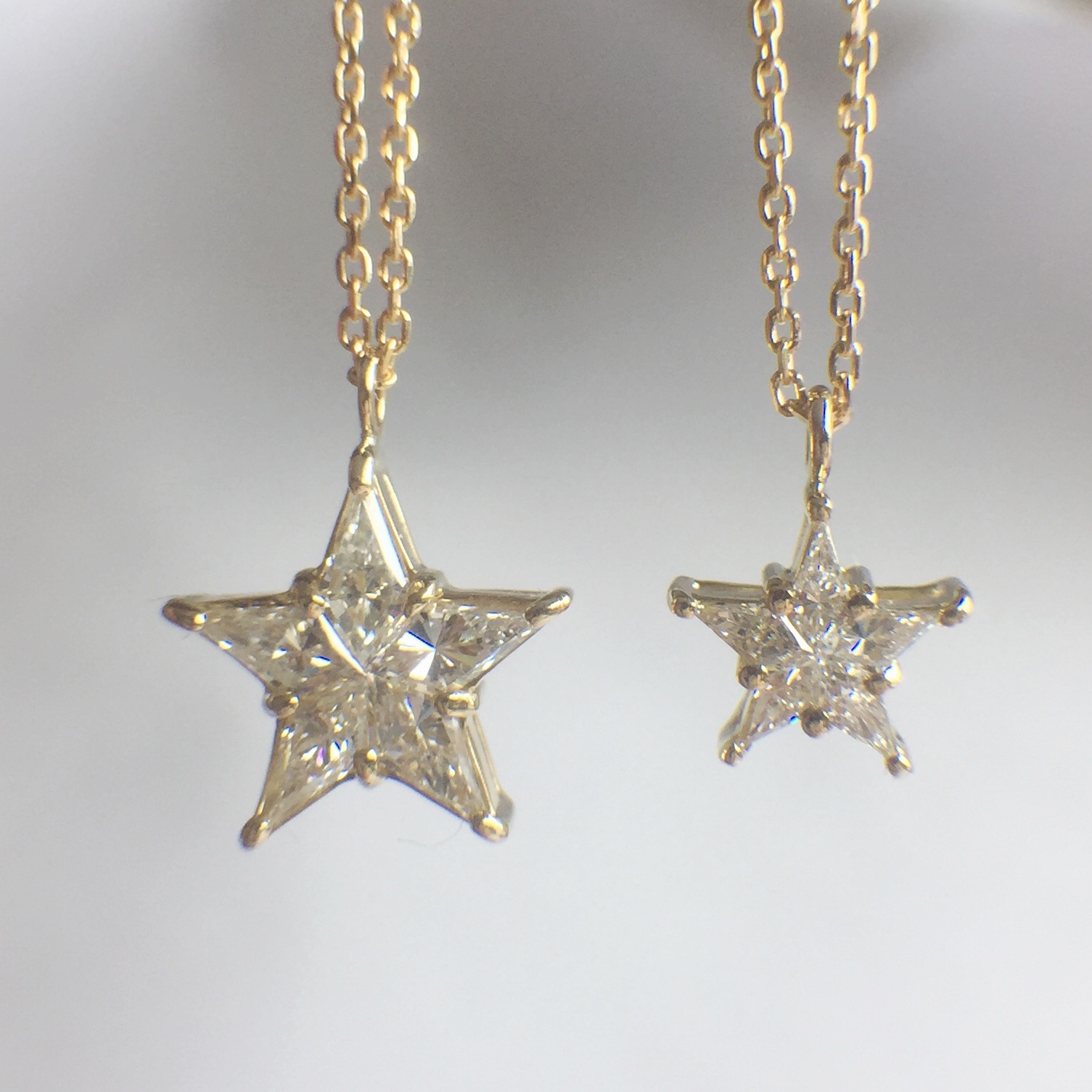 star diamond necklace 主役度の高い一品です！