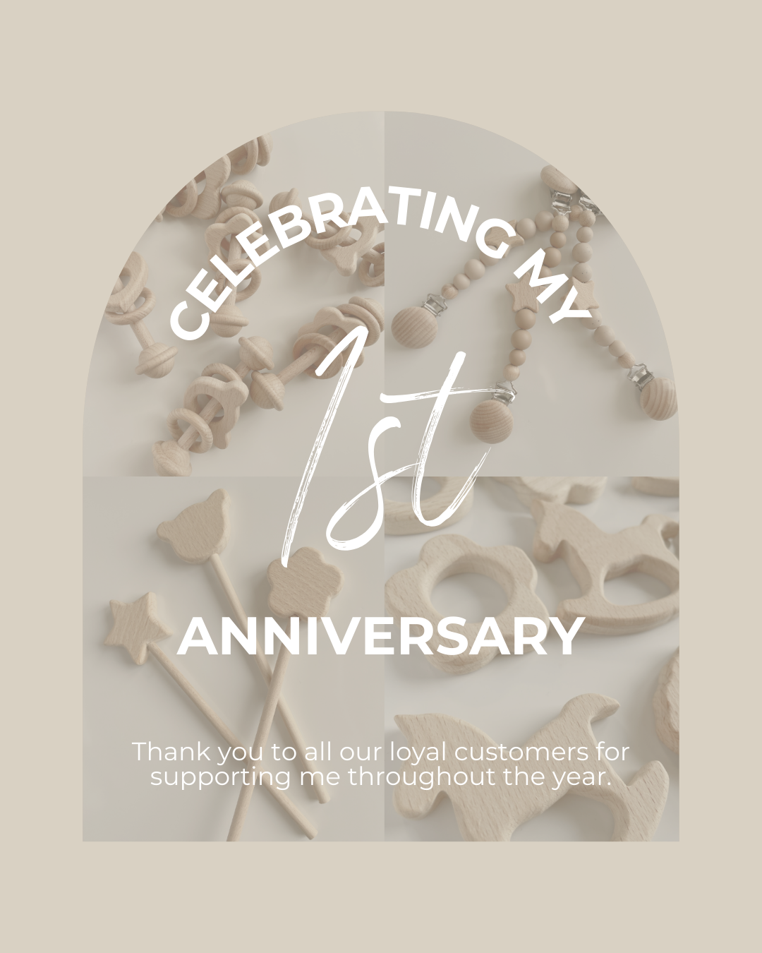 ショップOPEN1周年記念セール＆イベント開催！！