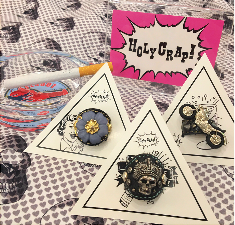 HOLY CRAP!キュートなレザーリング新作入荷！！