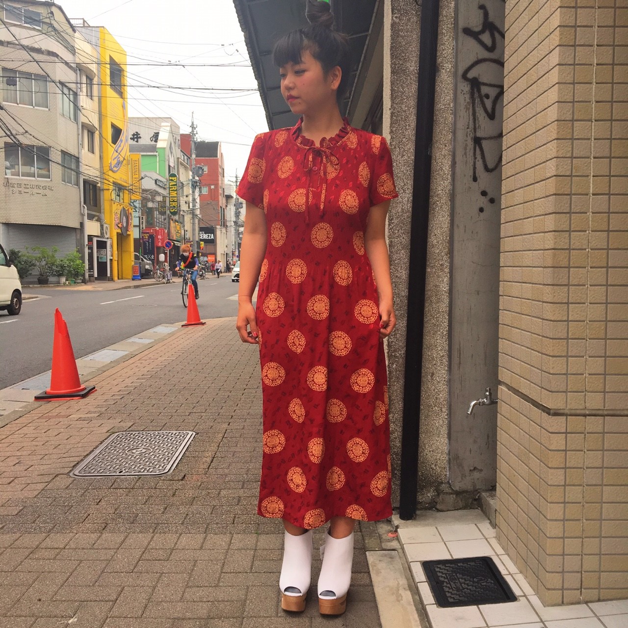 ▣チャイナ風レトロワンピース▣