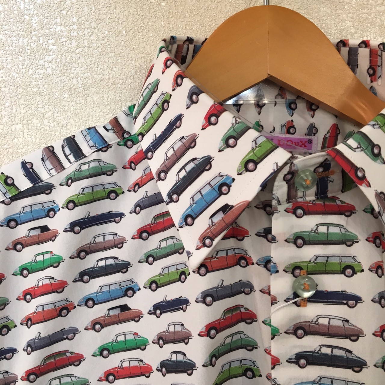 車好きにはたまらない！！COTON DOUX柄シャツ